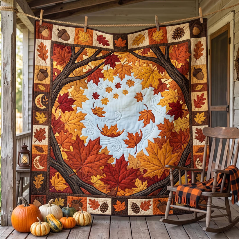 Cozy Autumn Quilted Blanket VVCLD10