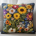 Floral Bloom Quilted Pillow Cover VVCLD08